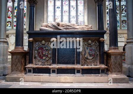 BATH, ROYAUME-UNI - 27 AOÛT 2020. L'abbaye de Bath est une église paroissiale anglicane et un ancien monastère bénédictin fondé au VIIe siècle. Bath, Somerset, Engla Banque D'Images