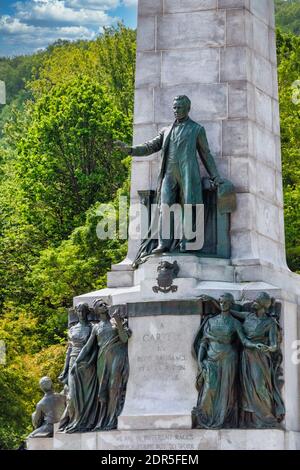 Monument Sir George Etienne Cartier, Montréal, Canada Banque D'Images