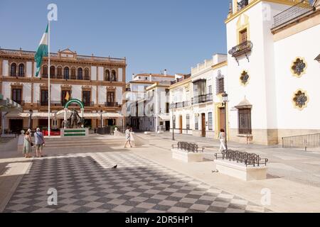 Plaza del Socorro à Ronda, Espagne Banque D'Images