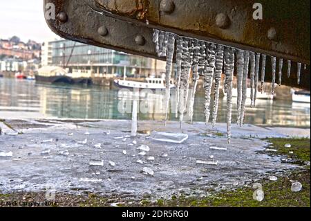 City Docks - Big Freeze 2009 Banque D'Images