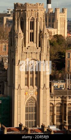 Wills Memorial Building, Clifton, Bristol Banque D'Images