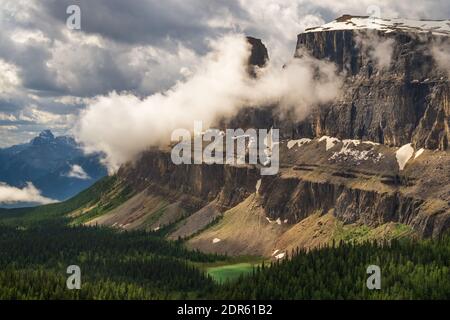 Parc national Castle Mountain-Banff, Alberta, Canada Banque D'Images