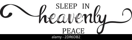 illustration vectorielle du sommeil dans la paix céleste. Illustration de Vecteur