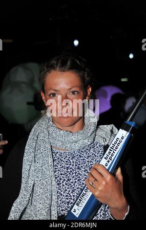 Marie Dorin Habert participe à l'événement Somfy qui s'est tenu à l'espace 56, Tour Montparnasse à Paris, France, le 4 octobre 2015. Photo de Thierry Plessis/ABACAPRESS.COM Banque D'Images