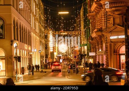 Hamburg im Advent während der Corona Pandemie im Dezember 2020 Banque D'Images