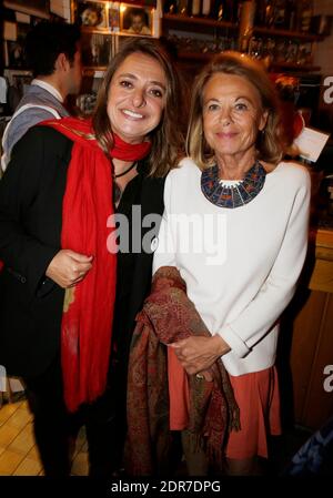 Françoise Degois et Sophie de Menthon assistant au 'Pot-au-feu des Celebitess' au restaurant Louchebem à Paris, France, le 07 octobre 2015. Photo de Jerome Domine/ABACAPRESS.COM Banque D'Images