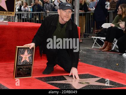 Ron Howard est honoré de sa deuxième étoile sur le Hollywood Walk of Fame le 10 décembre 2015 à Los Angeles, Californie. Photo de Lionel Hahn/AbacaUsa.com Banque D'Images