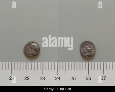 Règle: Cotys IMINT: Thrace, pièce de Cotys I de Thrace, 383–360 av. J.-C., argent, 0.75 g, 5:00, 11.5 mm, fabriqué en Thrace, grec, 4e siècle av. J.-C., Numismatique Banque D'Images