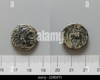 Règle: Philip V, macédonien, 221-179 B.C.Mint: Macédoine, pièce de Philip V de Macédoine, 220–179 B.C., cuivre, 6.17 g, 12:00, 20 mm, fabriqué en Macédoine, grec, 3e–2e siècle av. J.-C., Numismatique Banque D'Images