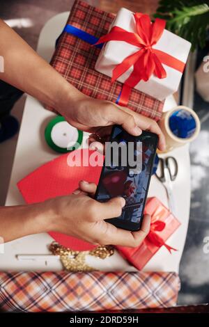 Cadeaux de Noël pour homme Banque D'Images