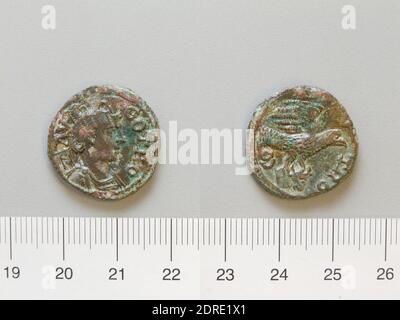 Menthe : Troas d'Alexandrie, pièce de Troas d'Alexandrie, 3e siècle A.D., Bronze, 5.88 g, 12:00, 21.5 mm, fabriqué en Troas d'Alexandrie, grec, 3e siècle A.D., Numismatique Banque D'Images