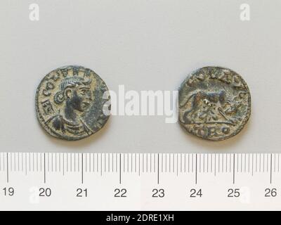Menthe : Troas d'Alexandrie, pièce de Troas d'Alexandrie, 3e siècle A.D., Bronze, 4.74 g, 1:00, 21 mm, fabriqué en Troas d'Alexandrie, grec, 3e siècle A.D., Numismatique Banque D'Images