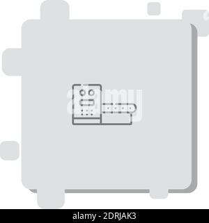 icône de vecteur de convoyeur illustration moderne de vecteur simple Illustration de Vecteur