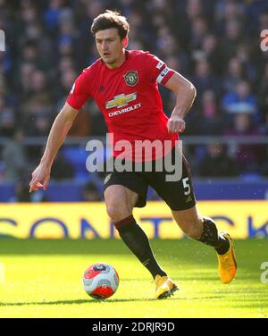Photo du dossier datée du 01-03-2020 de Harry Maguire de Manchester United. Banque D'Images