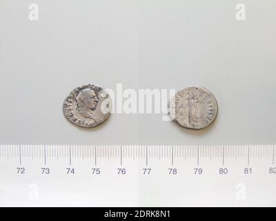 Chef: Aulus Vitellius, empereur de Rome, A.D. 15–69, dirigé A.D. 68–69, monnaie: Rome, Denarius d'Aulus Vitellius, empereur de Rome, 69, argent, 2.74 g, 7:00, 19.5 mm, fabriqué à Rome, Italie, romain, A.D. du 1er siècle, Numismatique Banque D'Images