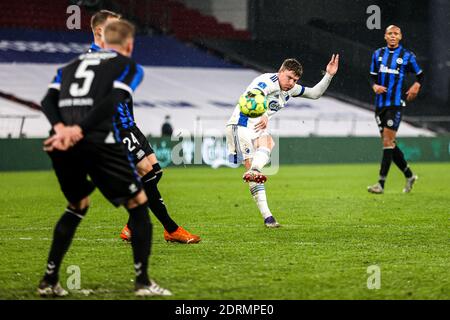 Copenhague, Danemark. 20 décembre 2020. PEP Biel (16) du FC Copenhague vu lors du match 3F Superliga entre le FC Copenhague et Odense Boldklub à Parken, Copenhague. (Crédit photo : Gonzales photo/Alamy Live News Banque D'Images