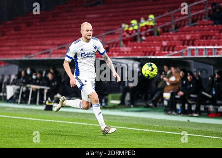 Copenhague, Danemark. 20 décembre 2020. Nicolai Boilesen (20) du FC Copenhague vu lors du 3F Superliga match entre le FC Copenhague et Odense Boldklub à Parken, Copenhague. (Crédit photo : Gonzales photo/Alamy Live News Banque D'Images