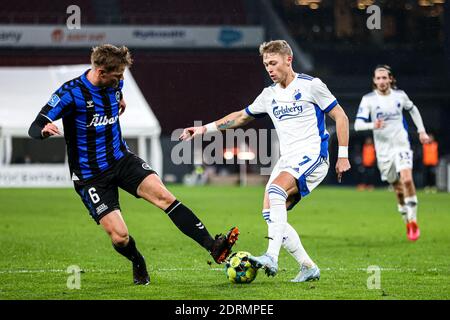 Copenhague, Danemark. 20 décembre 2020. Viktor Fischer (7) du FC Copenhague vu lors du match 3F Superliga entre le FC Copenhague et Odense Boldklub à Parken, Copenhague. (Crédit photo : Gonzales photo/Alamy Live News Banque D'Images