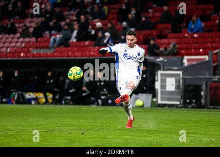 Copenhague, Danemark. 20 décembre 2020. Bryan Oviedo (19) du FC Copenhague vu lors du 3F Superliga match entre le FC Copenhague et Odense Boldklub à Parken, Copenhague. (Crédit photo : Gonzales photo/Alamy Live News Banque D'Images