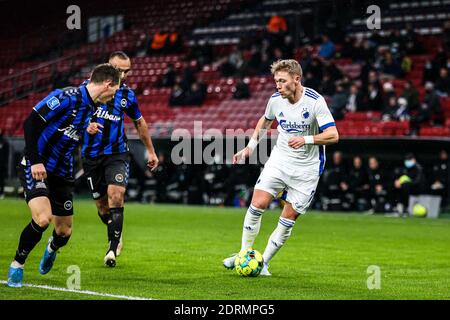 Copenhague, Danemark. 20 décembre 2020. Viktor Fischer (7) du FC Copenhague vu lors du match 3F Superliga entre le FC Copenhague et Odense Boldklub à Parken, Copenhague. (Crédit photo : Gonzales photo/Alamy Live News Banque D'Images