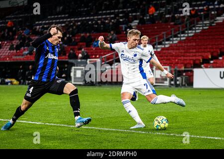 Copenhague, Danemark. 20 décembre 2020. Viktor Fischer (7) du FC Copenhague vu lors du match 3F Superliga entre le FC Copenhague et Odense Boldklub à Parken, Copenhague. (Crédit photo : Gonzales photo/Alamy Live News Banque D'Images