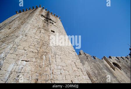 Forteresse de Zadar, Croatie avec ciel bleu Banque D'Images