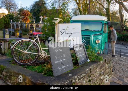 Conversion de café et de minibus Citroën au Scorton Lancashire Banque D'Images