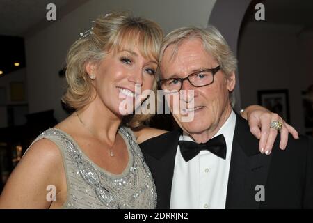 Emma Jesson, William Roache photographié lors des championnats britanniques par 3 de 2015 qui se tiennent à Nailcote Hall, Balsall Common, Warwickshire., Angleterre. Banque D'Images