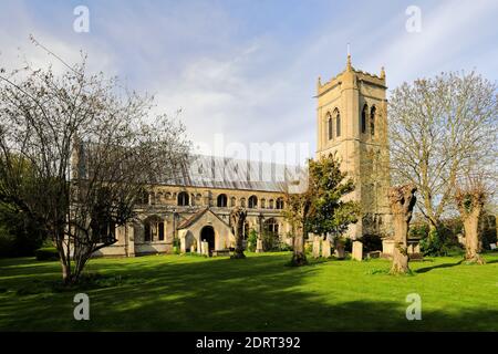 Eglise St Marys, village de Whaplode, Lincolnshire, Angleterre Banque D'Images