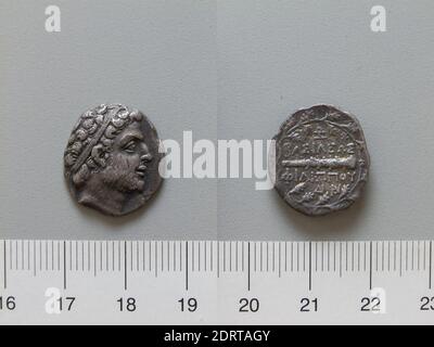 Règle: Philip V, macédonien, 221-179 B.C.Mint: Macédoine, pièce de Philip V de Macédoine, 183–179 av. J.-C., argent, 3.99 g, 12:00, 18 mm, fabriqué en Macédoine, grec, 2e siècle av. J.-C., Numismatique Banque D'Images