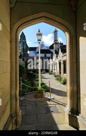 The Thomas Truesdale Hospital, Scotgate, Stamford Town, Lincolnshire County, Angleterre, Royaume-Uni Banque D'Images