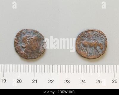 Menthe: Troas d'Alexandrie, pièce de Troas d'Alexandrie, milieu du 3ème siècle A.D., Bronze, 3.84 g, 12:00, 20.2 mm, fabriqué en Troas d'Alexandrie, grec, 3ème siècle A.D., Numismatique Banque D'Images