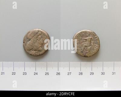 Règle: Attambelus IIIMint: Characene, pièce de Attambelus III de Characene, A.D. 53–72, cuivre, 17.97 g, 12:00, 24.4 mm, fabriqué en Characene, grec, A.D. du 1er siècle, Numismatique Banque D'Images