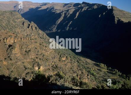 Big Indian gorge, zone de loisirs de Steens Mountain, Burns District Bureau of Land Management, Oregon Banque D'Images