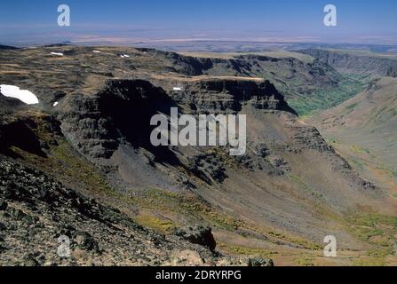 Big Indian gorge, zone de loisirs de Steens Mountain, Burns District Bureau of Land Management, Oregon Banque D'Images