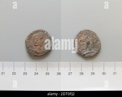 Régal: Herennia Etruscilla, épouse de Trajan Decius (empereur A.D. 249-251)Mint: Antioche, Tetradrachm de Herennia Etruscilla, épouse de Trajan Decius, empereur d'Antioche, 249–51, Billon, 8.38 g, 6:00, 23.7 mm, excavé à Dura-Europos, fabriqué en Antioche romaine, Antioche, au 3e siècle, Antioche, Antioche, Antioche, Antioche romaine Banque D'Images