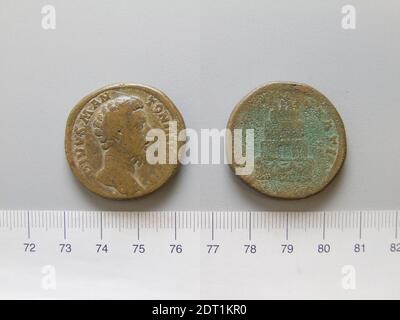 Chef: Commodus, empereur de Rome, A.D. 161–192, règle 180–92, monnaie: Rome, Honorand: Marcus Aurelius, empereur de Rome, A.D. 121–180, règle A.D. 161–80, Sestertius de Commodus, empereur de Rome de Rome, 180, Orichalcum, 26.23 g, 6:00, 32.8 mm, Numismatique, Rome, Italie, 2nd siècle, romane, Numismatique, Italie Banque D'Images