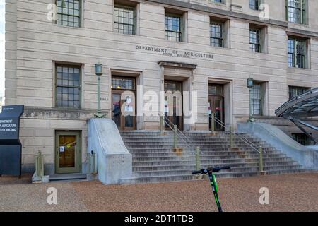 Le siège social du Département de l'Agriculture des États-Unis (USDA) South Building à Washington, D.C. États-Unis. Banque D'Images