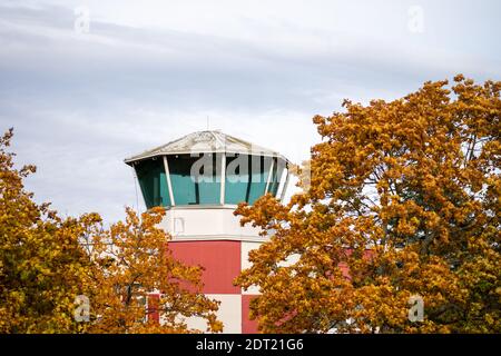 tour à Alter Flugplatz (Frankfurter Grüngürtel), hessen, allemagne Banque D'Images