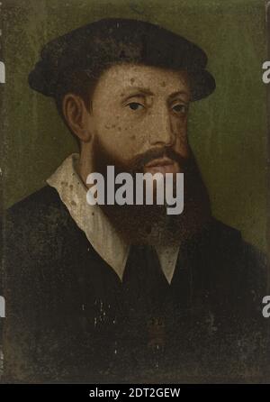 Artiste, copie après: Antonis Mor, Netherlandish, ca. 1517–1575, Charles V, huile sur bois, 45 × 31.6 cm (17 11/16 × 12 7/16 po.), fabriqué aux pays-Bas, peinture néerlandais, XVIe siècle Banque D'Images