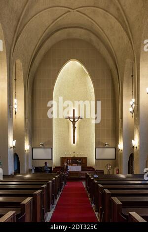 Kristuskyrkan, Église du Christ, ou l'église méthodiste suédoise de Finlande à l'intérieur d'Apollonkatu 5, Helsinki Banque D'Images