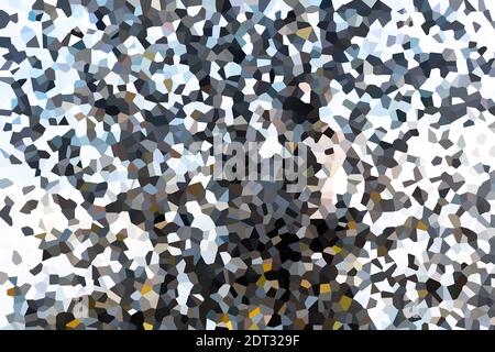 Arrière-plan abstrait de formes géométriques multicolores. Mosaïque, cristallisation Banque D'Images