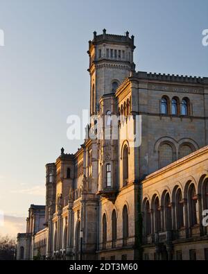 Le bâtiment historique de l'Université de Hanovre, Basse-Saxe, Allemagne Banque D'Images