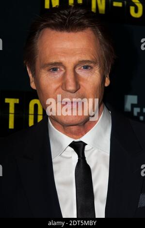 Liam Neeson assiste à la première française du film 'NON STOP' qui a eu lieu au Gaumont Opera Cinema à Paris, France, le 27 2014 janvier. Photo de Nicolas Genin/ABACAPRESS.COM Banque D'Images