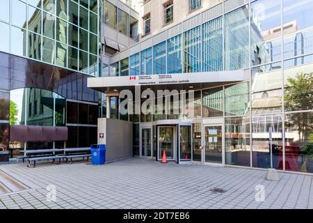 L'entrée du ministère de la Justice du Canada est montrée à Ottawa Banque D'Images