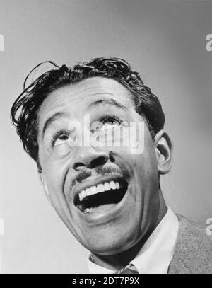 CAB Calloway (1907-1994), American Jazz Singer, Dancer, et chef de bande, Head and Shoulders Portrait, Columbia Studio, New York City, New York, États-Unis, William P. Gottlieb, mars 1947 Banque D'Images