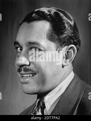 CAB Calloway (1907-1994), American Jazz Singer, Dancer, et chef de bande, Head and Shoulders Portrait, Columbia Studio, New York City, New York, États-Unis, William P. Gottlieb, mars 1947 Banque D'Images