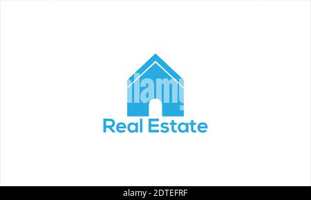 Design du logo et modèle vectoriel de l'immobilier. Logement, maison, construction logo design. Illustration de Vecteur