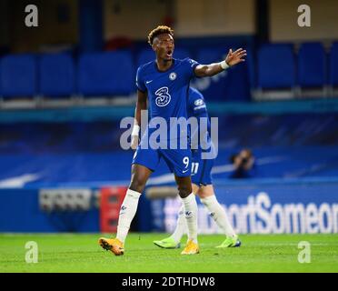 Stamford Bridge, Londres, 21 décembre 2020 Tammy Abraham de Chelsea lors de leur match de première ligue contre West Ham United image Credit : © Mark pain / Alamy Live News Banque D'Images