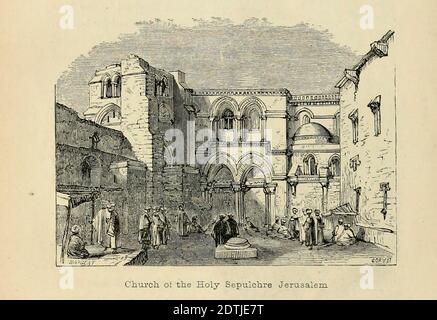 Église du Saint-Sépulcre Jérusalem du livre 'danes, Saxons et Normands : Or, histoires de nos ancêtres' par Edgar, J. G. (John George), 1834-1864 publié à Londres en 1863 Banque D'Images